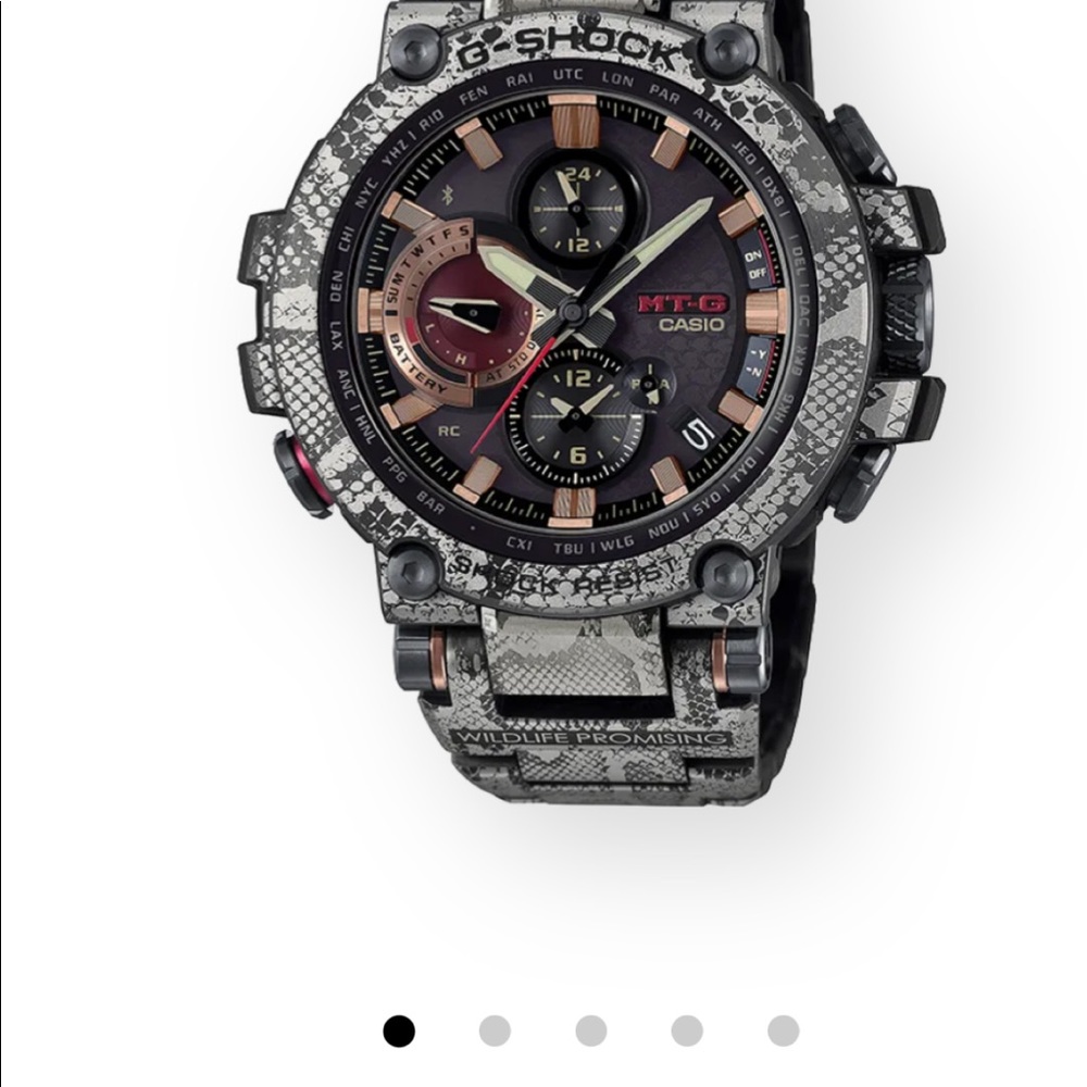 Gshock snake skin watch
